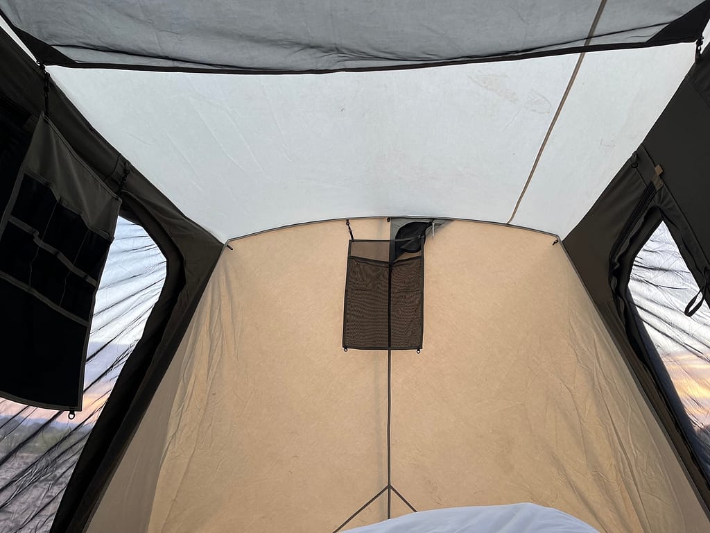 Interior Size of the 10'x14' Kodiak Canvas Flex-Bow tent